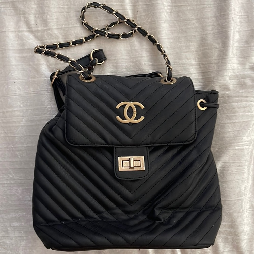 Black backpack